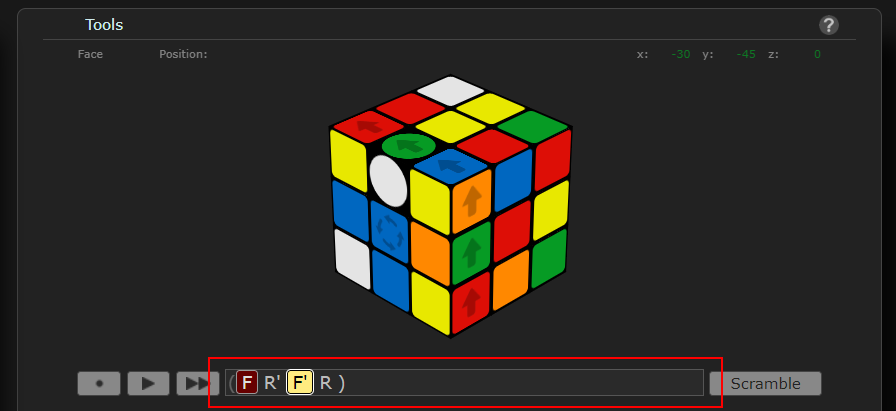 Easycubing.net's Feature: Demo page's features.